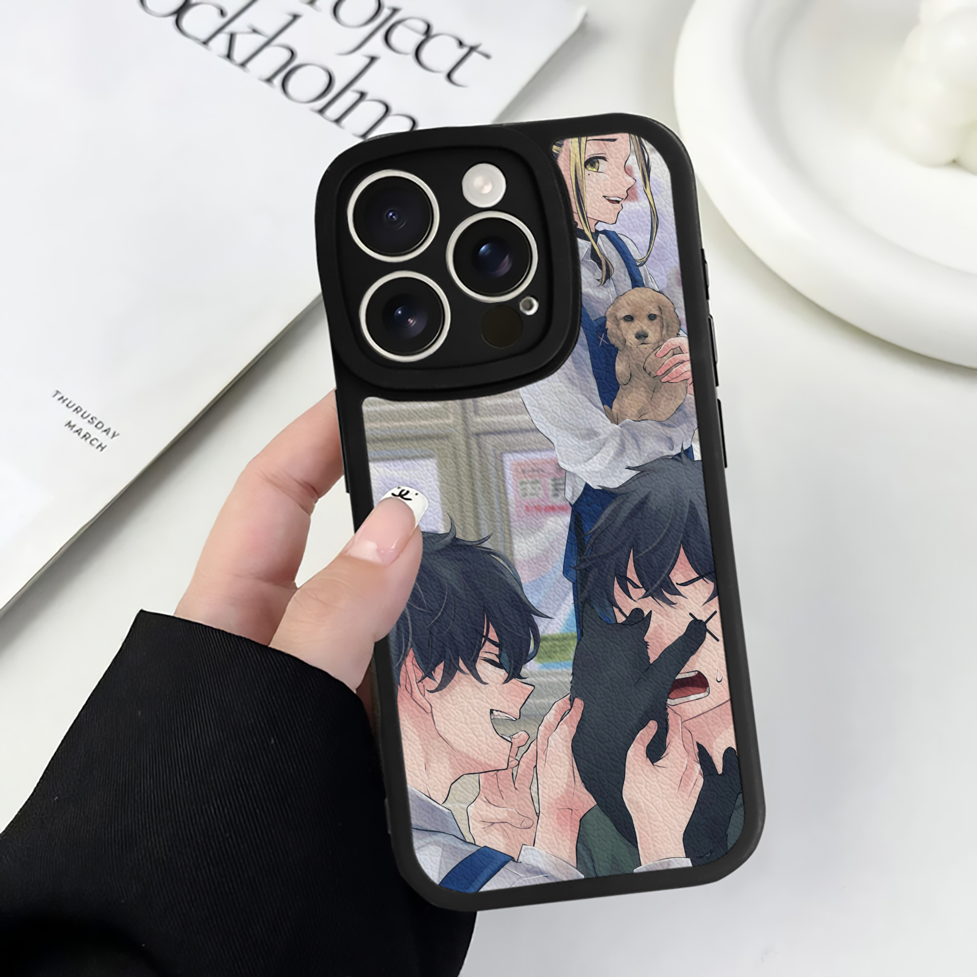 （画像用） 東京リベンジャーズ Tokyo Revengers 【iPhone 16シリーズ対応】シリコンスマホケース（レザー調） 材質：シリコン